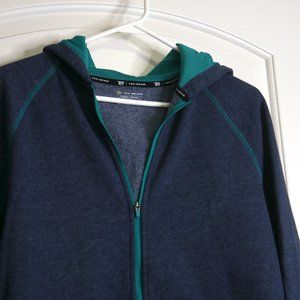 Tek Gear Jacket AND Pants SET - Size Kids XL 18-20 - Blue w/Green Trim - Like Nw